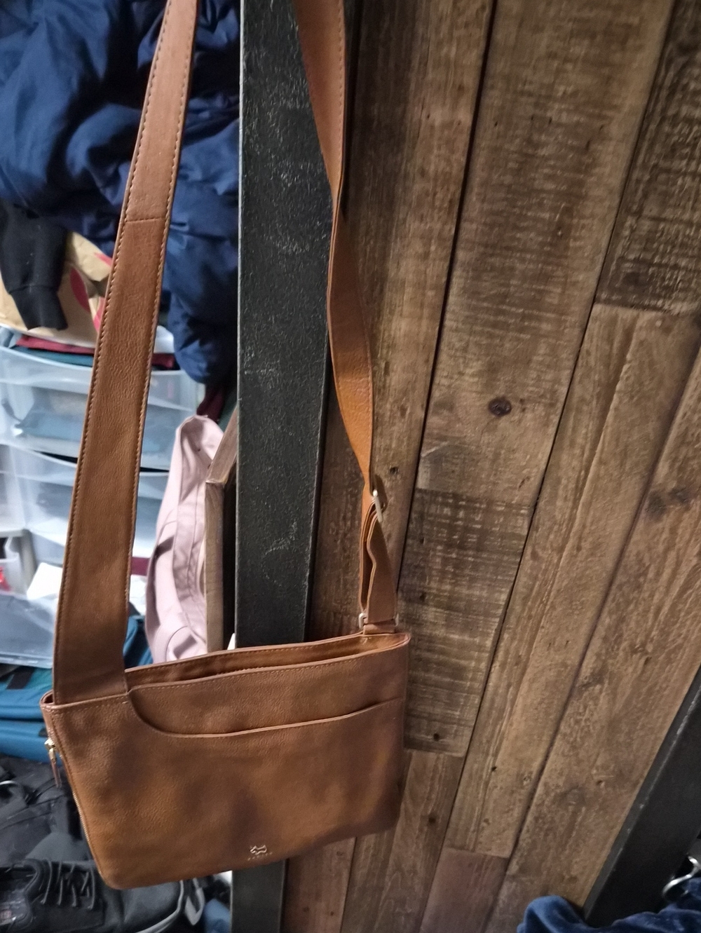 RADLEY LONDON Tan Leather Crossbody Bag